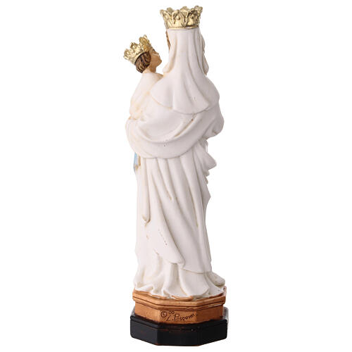 Statuette Notre-Dame de Trapani en résine colorée 15 cm 4