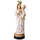 Madonna di Trapani statuina resina colorata 15 cm s1