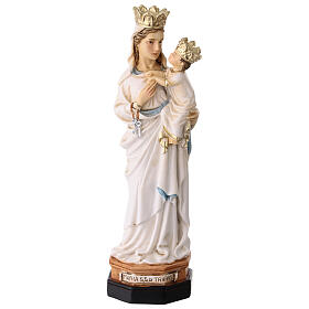 Figurka Matki Bożej z Trapani, kolorowa żywica, 15 cm