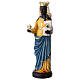 Statue Vierge Noire d'Oropa 20 cm résine colorée s2