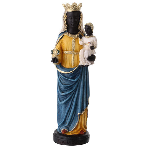 Estátua Nossa Senhora de Oropa 20 cm resina colorida 1