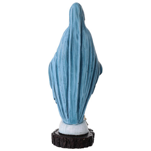 Statua resina Madonna Miracolosa 25 cm colorata 4