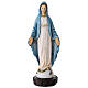 Statua resina Madonna Miracolosa 25 cm colorata s1