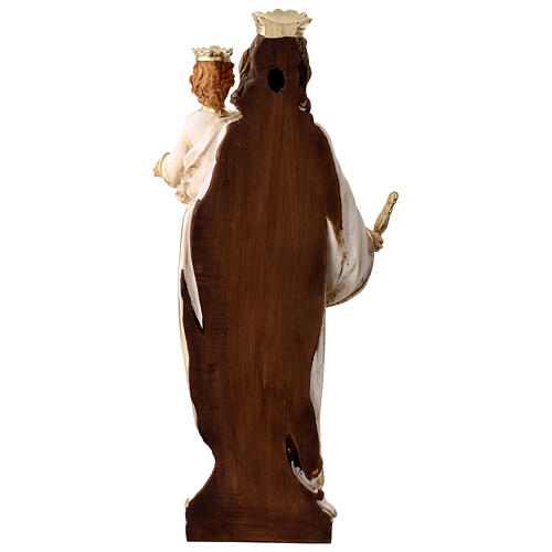 Mary Help of Christians 20x3 cm colored resin plaque 5