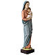 Statua Madonna con bambino resina colorata 25 cm s3