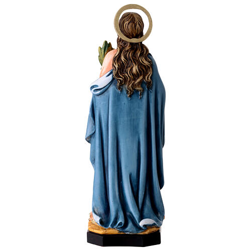 Heilige Lucia – bemalte Resin-Statue 20 cm 5