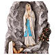 Escultura Aparición Virgen de Lourdes 20x10x5 cm resina s2