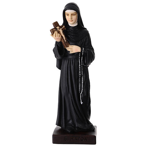 Santa Rafqa statua resina colorata 20 cm 1