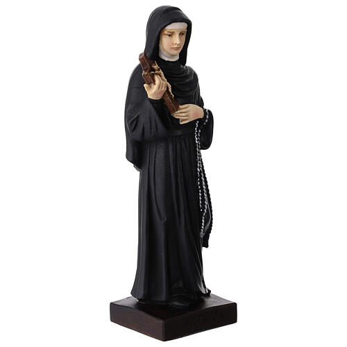 Santa Rafqa statua resina colorata 20 cm 3