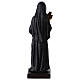 Santa Rafqa estátua resina colorida 20 cm s4