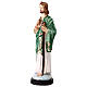 Estátua de São Judas resina colorida 25 cm s2