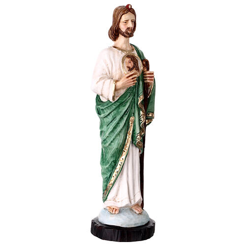 St Jude Statue in Colored Resin, 25 cm 3