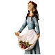 Statua Santa Rosa resina dipinta a mano 25 cm s2