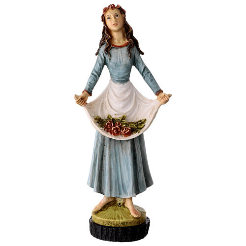 Figurka Święta Róża, żywica, ręcznie malowana, 25 cm 1