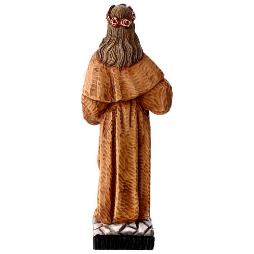 Saint Rosalia Statue in Painted Resin, 25 cm 4