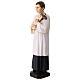 Statue Saint Louis résine colorée 28 cm s3