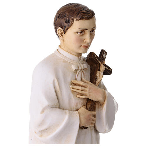 Figurka Święty Alojzy, żywica malowana, 28 cm 6