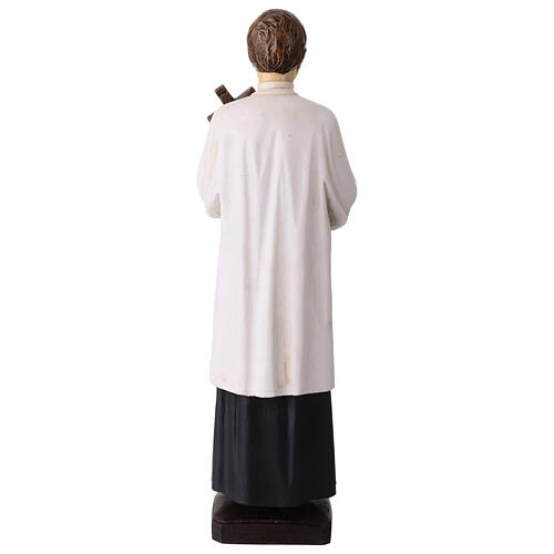 Figurka Święty Alojzy, żywica malowana, 28 cm 7
