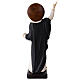 Statua San Domenico resina colorata 28 cm s5