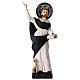 St Dominic statue in colored resin 28 cm s1