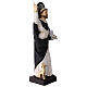 St Dominic statue in colored resin 28 cm s4