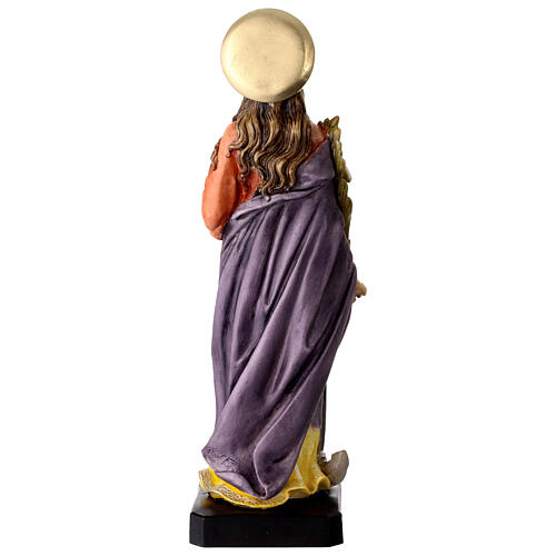 Saint Philomena painted resin statue 25 cm 5