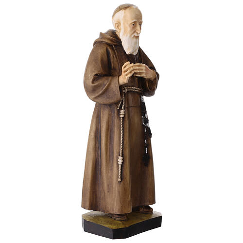 Estatua resina colorida San Leopoldo Mandic 30 cm 4