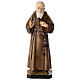 Estatua resina colorida San Leopoldo Mandic 30 cm s1