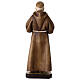 Estatua resina colorida San Leopoldo Mandic 30 cm s5