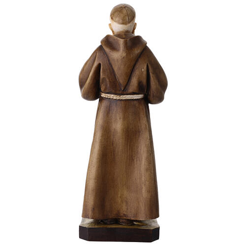 Statue résine colorée Saint Léopold Mandic 30 cm 5