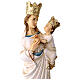Estatua Virgen de Trapani resina colorida 30 cm s2