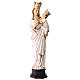 Statue de Notre-Dame de Trapani en résine colorée 30 cm s1