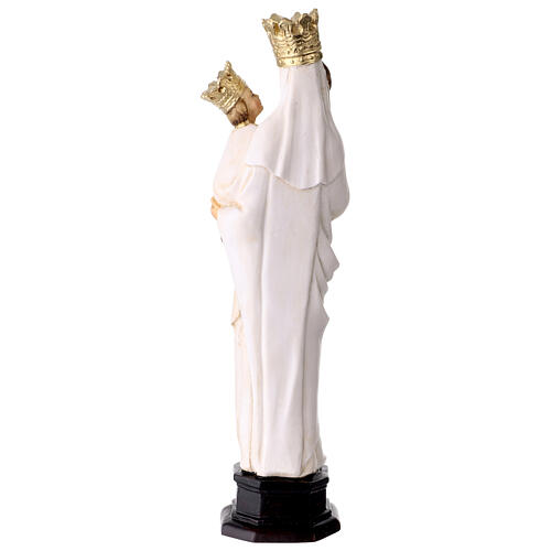 Matki Boża z Trapani, figura kolorowa żywica, 30 cm 5
