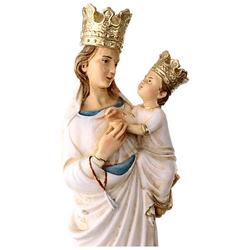 Our Lady of Trapani colored resin statue, 30 cm 2