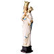 Our Lady of Trapani colored resin statue, 30 cm s3