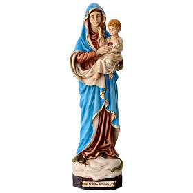 Statua Nostra Signora S. Cuore di Gesù resina dipinta 30 cm