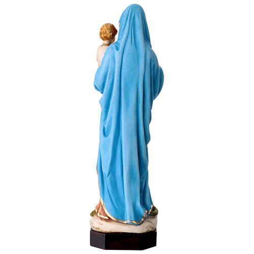 Statua Nostra Signora S. Cuore di Gesù resina dipinta 30 cm 4