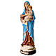 Statua Nostra Signora S. Cuore di Gesù resina dipinta 30 cm s2