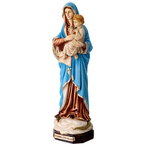 Statue Our Lady Sacred Heart of Jesus painted resin, 30 cm 2