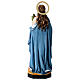 Santa Lucía estatua resina pintada 28 cm s5