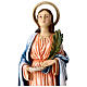 St Lucia statue in painted resin, 28 cm s2