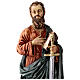 San Paolo statua resina dipinta 28 cm s2