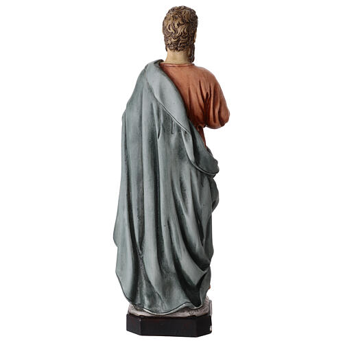 Saint Paul statue in painted resin, 28 cm 5