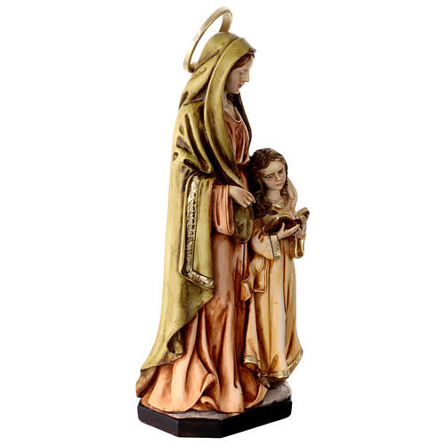 Saint Anne Statue in Painted Resin, 30 cm 5