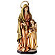 Saint Anne Statue in Painted Resin, 30 cm s1