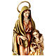 Saint Anne Statue in Painted Resin, 30 cm s2