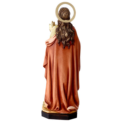 Statue Sainte Agathe résine colorée 30 cm 5