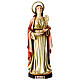 Statue Sainte Agathe résine colorée 30 cm s1