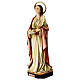 Statue Sainte Agathe résine colorée 30 cm s3