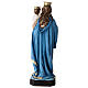 Statua Madonna del Rosario resina colorata 28 cm s6
